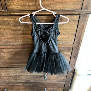 danz n motion by danshuz Black Tutu Leotard